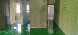 【绿港装饰】中海和平之门98平瓦工验收结束